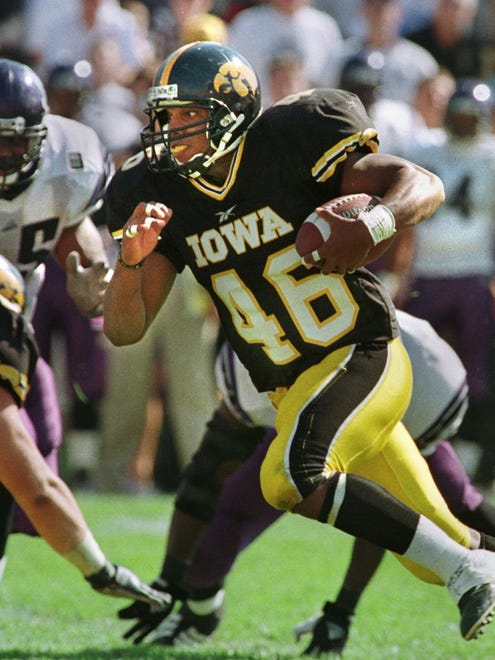 -From 1998: Ladell Betts runs for an 11-yard gain on a pass from Randy Reiners in first quarter against Northwestern. Betts gained 124 yards rushing and 96 yards receiving against the Wildcats.