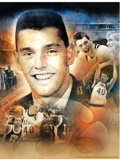 Chris Street is remembered as much for his infectious personality as he was his basketball skill.