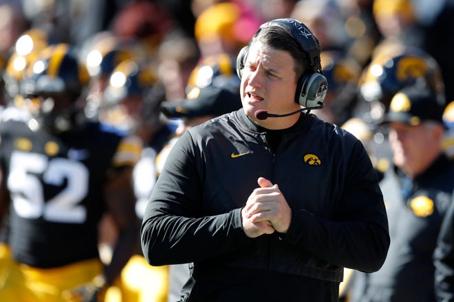 Iowa second-year offensive coordinator Brian Ferentz has a big job this week: Trying to put together a plan to bolster quarterback Nate Stanley's confidence while helping keep Purdue's high-powered offense off the field.