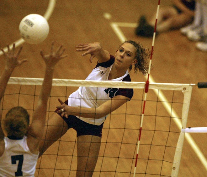 SHANNON ASCHOFF, Ankeny. Graduated in 2006. A powerful hitter, she led Ankeny to back-to-back state championships in 2004-05. Compiled 1,239 kills in her career. Went on to play at Northern Iowa. Read the full list of the Register ' s 50 greatest prep volleyball in Iowa history: http://bit.ly/2oB9ZSi.