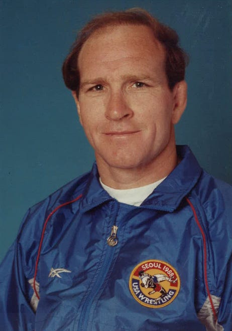 From 1996: Dan Gable as U.S. Olympic Freestyle coach.