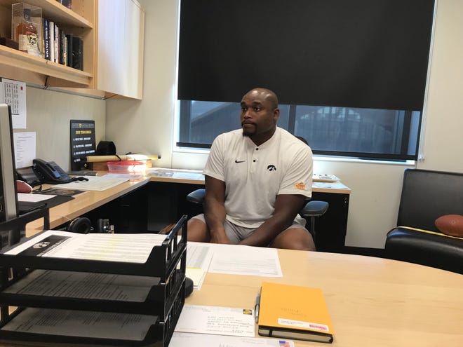 As the Hawkeyes prepare for the 2019 season, Broderick Binns is in his fourth year as the program's director of player development. A former Hawkeye player himself, Binns believes that experience helps him relate to the current athletes.
