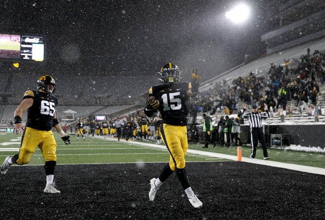 It turns out, the last touchdown of Iowa's season will have been Tyler Goodson's 80-yard run in the final minutes against Wisconsin on Dec. 12.