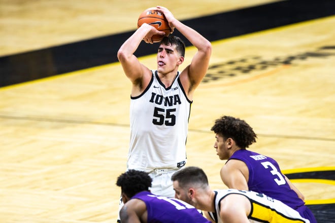 Luka Garza is second on Iowa's all-time scoring list with 2,073 points. Garza, who started at Iowa in 2017, still has five regular season games left in his senior year as of Feb. 13, 2021.